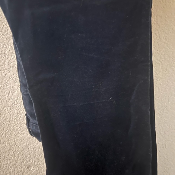 Diane Gilman Velvet Straight-Leg Pant (Part of a suit set) Navy SZ 16W - Picture 3 of 11